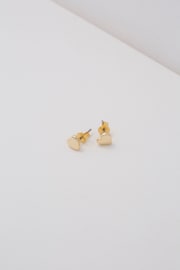 Ted Baker Gold Tone HARLY:  Tiny Heart Stud Earrings - Image 4 of 5