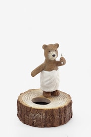 Natural Bertie Bear Electric Toothbrush Holder - Image 5 of 5