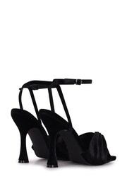 Linzi Black Emery Velvet Stiletto Heeled Sandals - Image 4 of 4