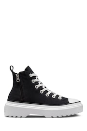 Converse Black Lugged Lift Youth Trainers - Image 3 of 9