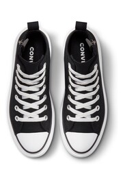 Converse Black Lugged Lift Youth Trainers - Image 5 of 9