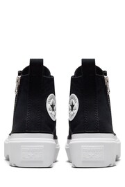 Converse Black Lugged Lift Youth Trainers - Image 6 of 9