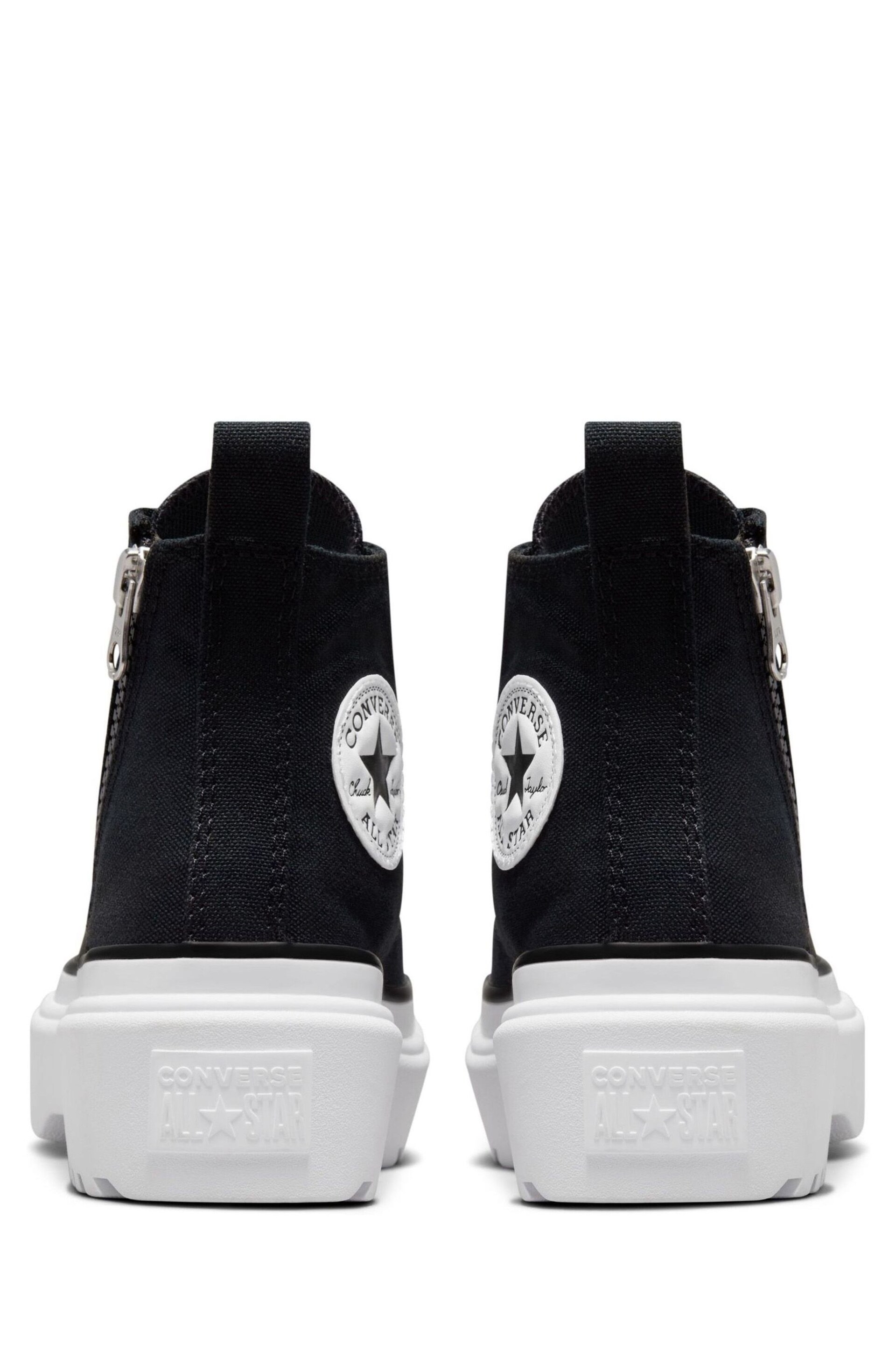 Converse Black Lugged Lift Youth Trainers - Image 6 of 9