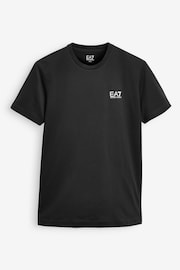 Emporio Armani EA7 Logo 100% Cotton T-Shirt - Image 4 of 4