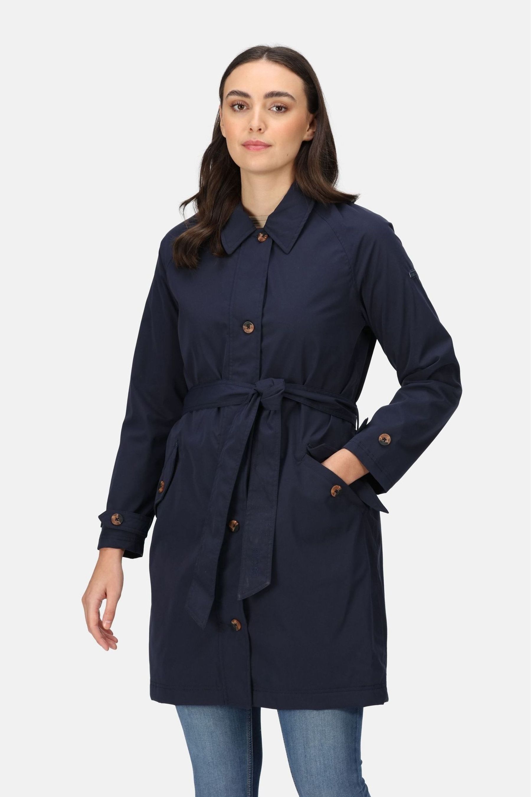 Buy Regatta Blue Madalyn Waterproof Insulated Mac Jacket from Next Luxembourg