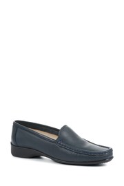 Pavers Blue Wide Fit Leather Loafers - Image 2 of 5