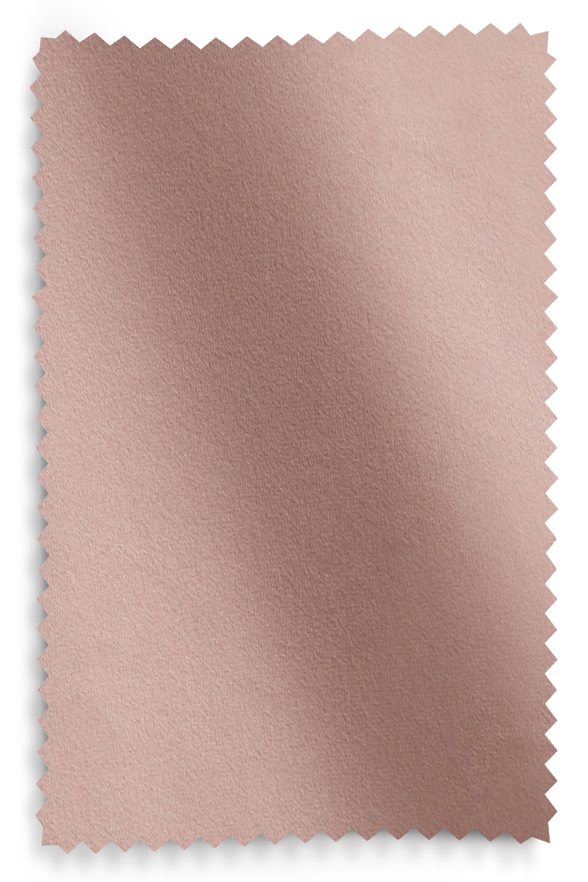 Blush Pink Matte Velvet Pencil Pleat Blackout/Thermal Curtains - Image 7 of 8