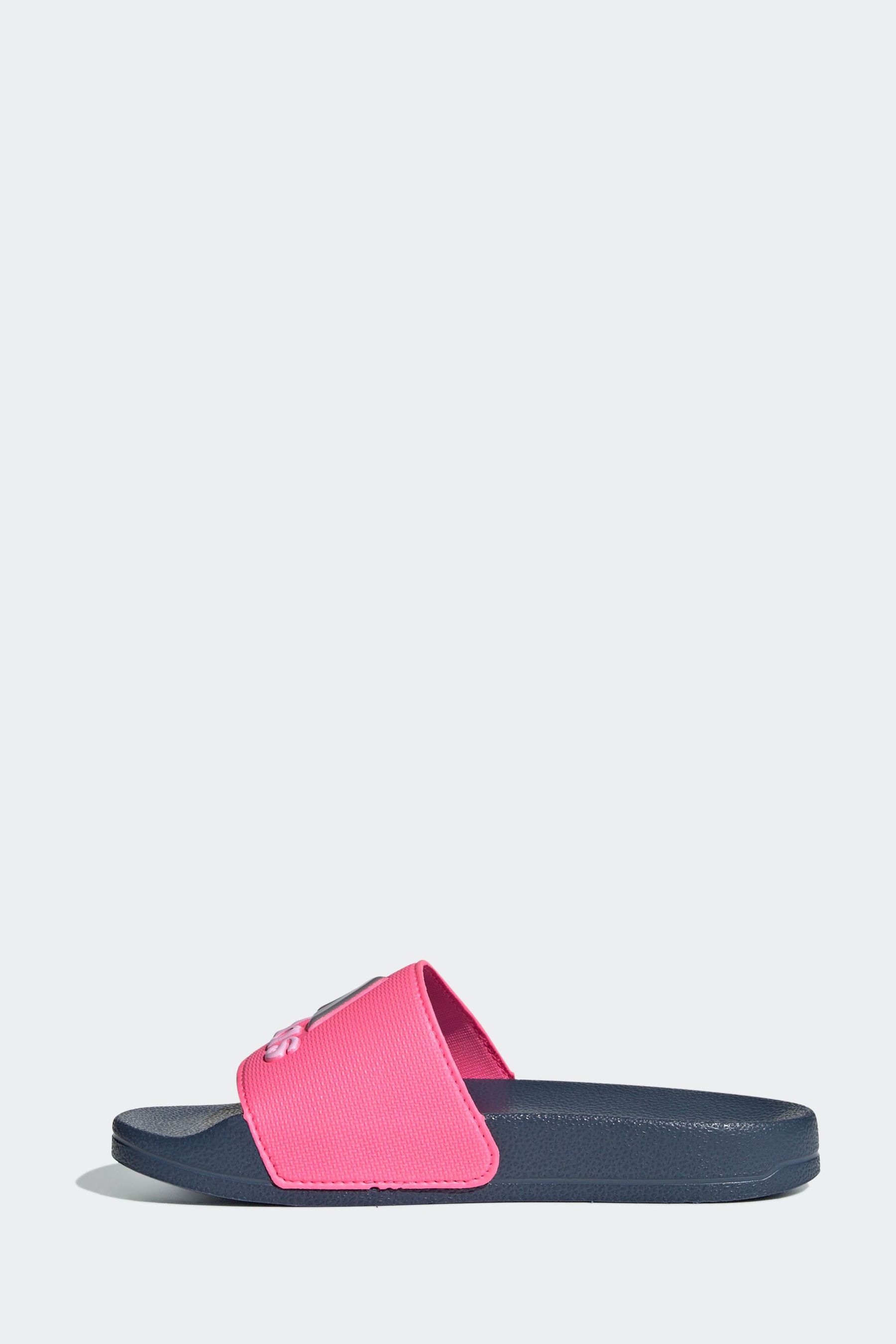 Pink adidas sliders hotsell
