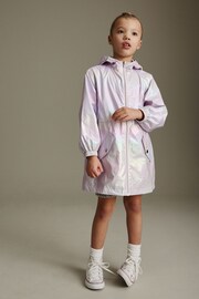 Metallic Shower Resistant Rainbow Foil Cagoule Jacket (3-16yrs) - Image 2 of 11