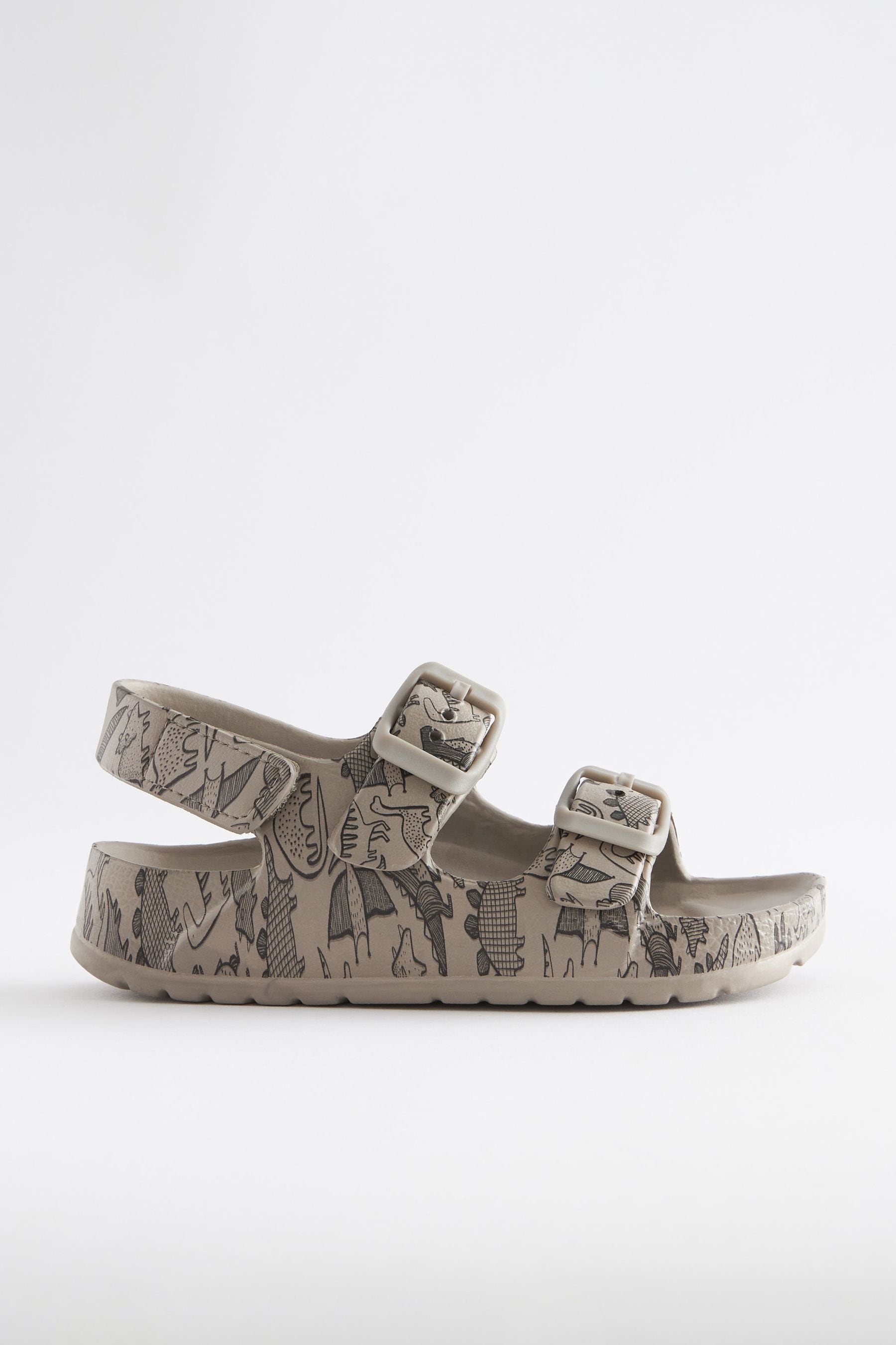 Buy Stone Print Double Buckle Ankle Strap EVA Sandals from Next Luxembourg
