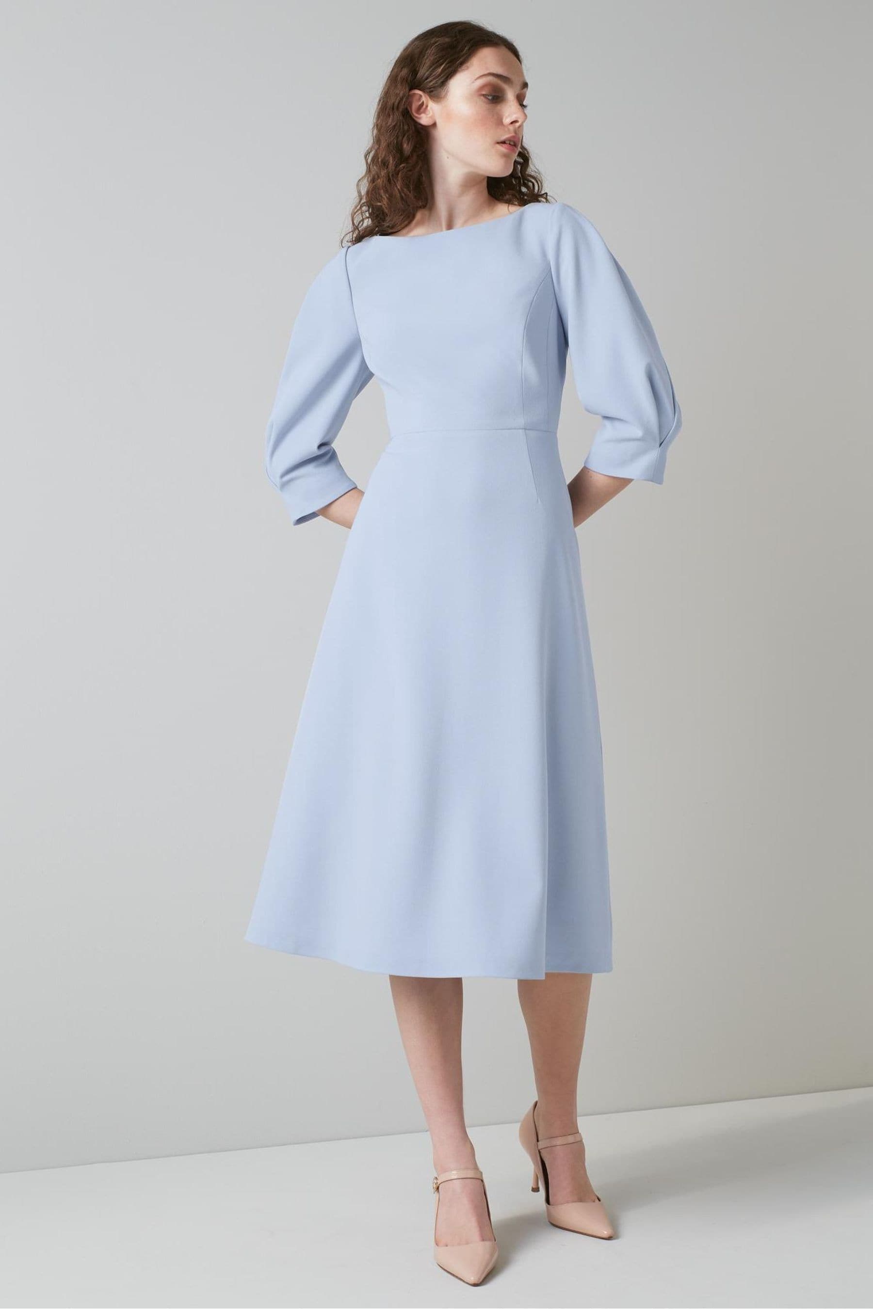 Lk bennett blue dress top