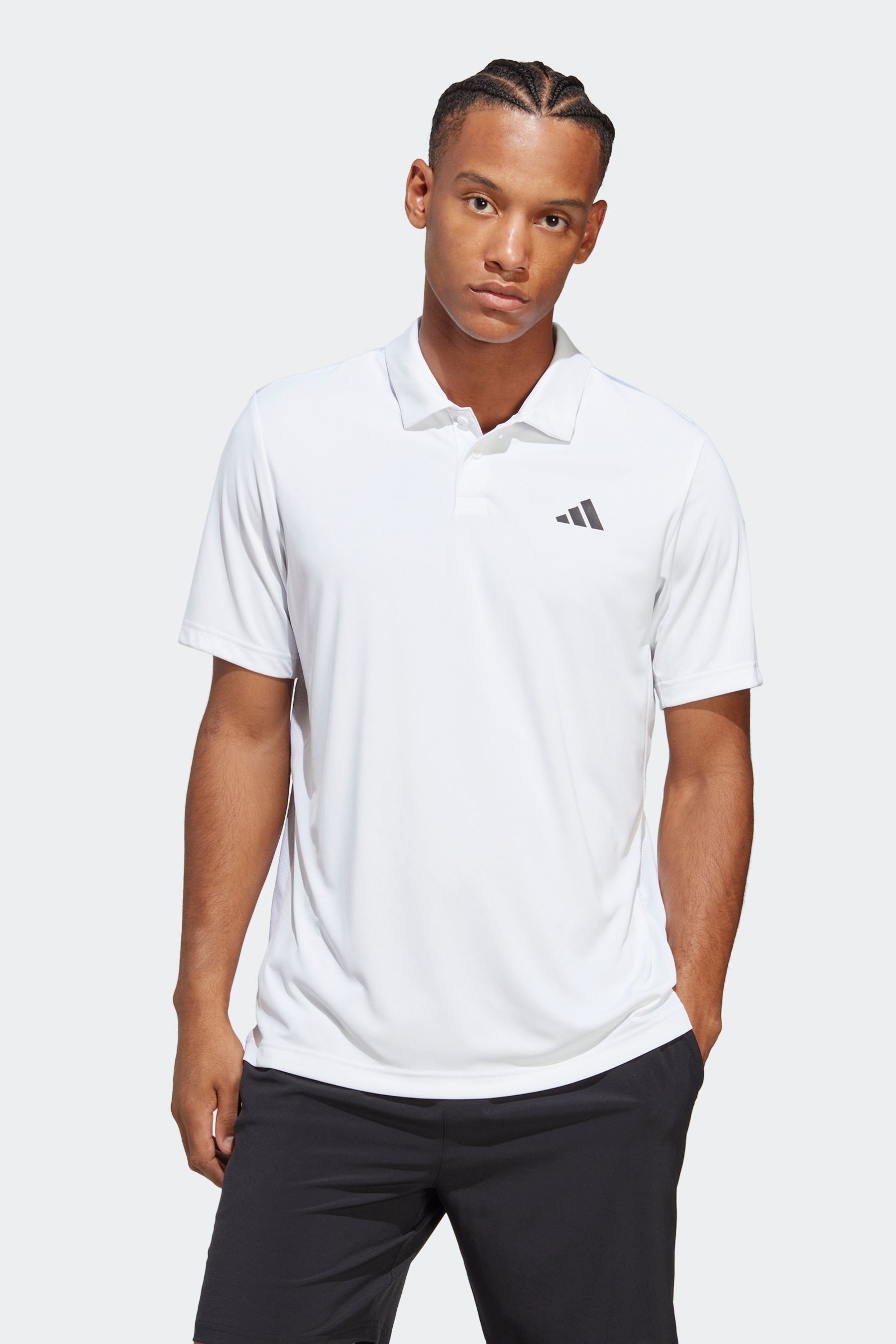 White performance polo cheap