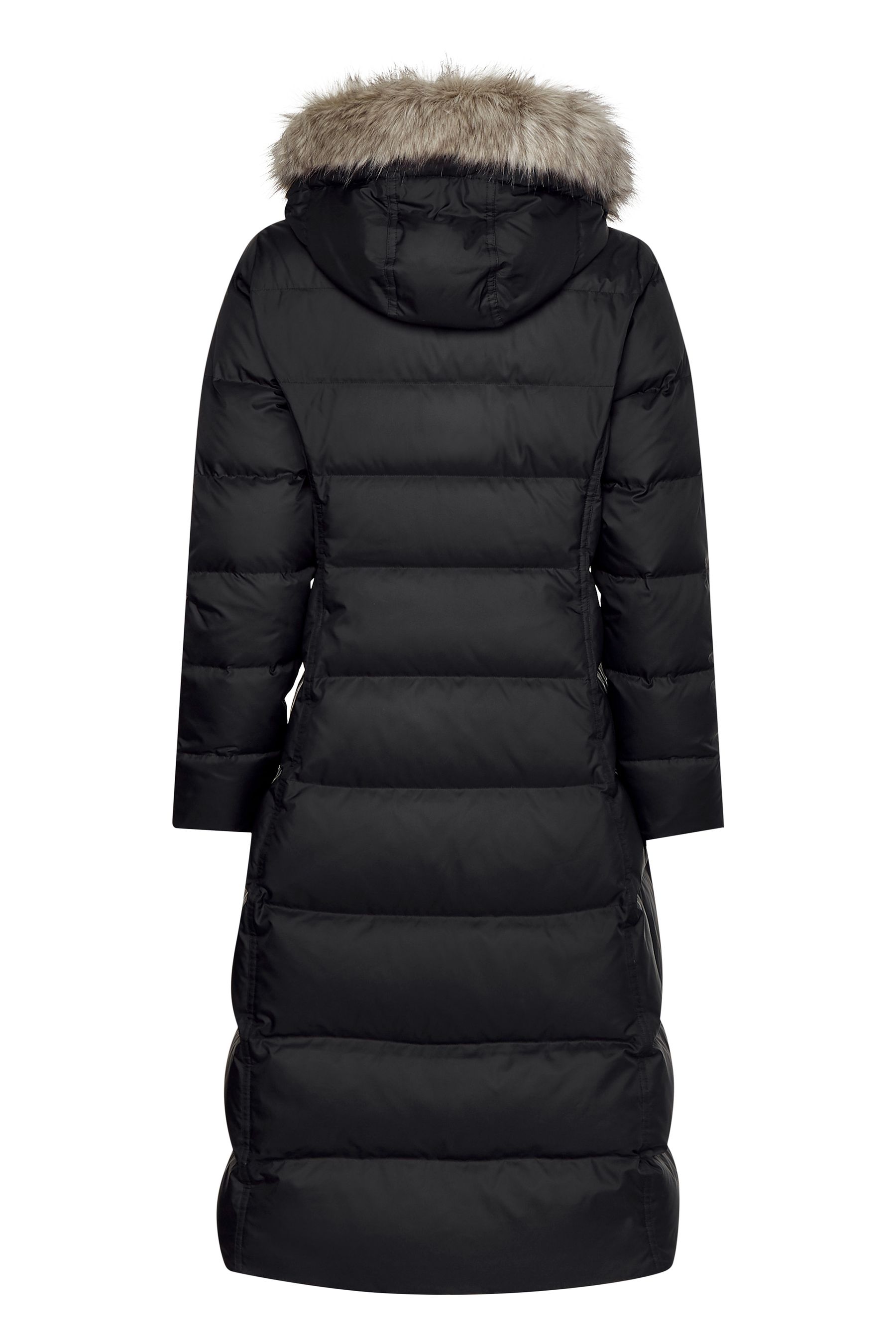 Buy Tommy Hilfiger Curve Trya Down Black Maxi Coat from Next Luxembourg