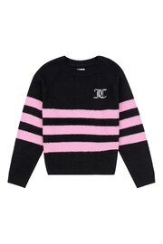 Juicy Couture Juicy Textured Stripe Jumper - Image 1 of 3