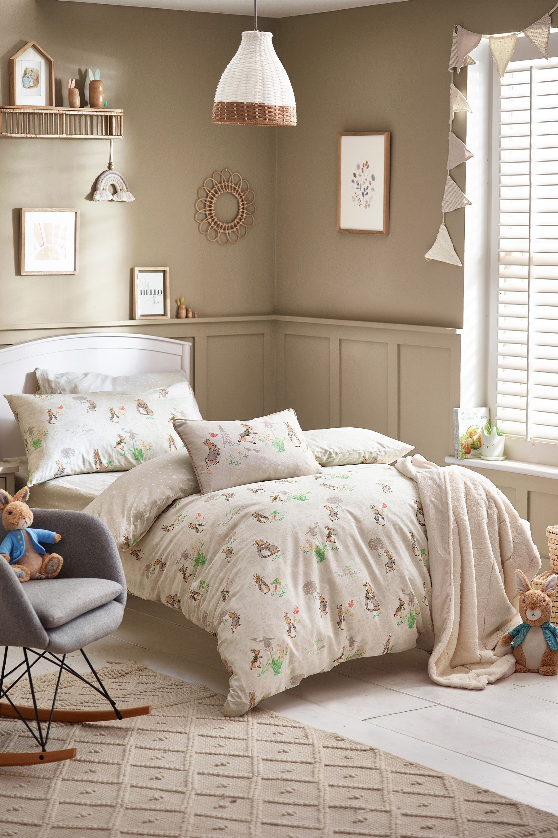 Peter rabbit cot duvet set clearance