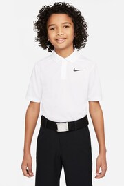 Nike White Golf Polo Shirt - Image 1 of 5