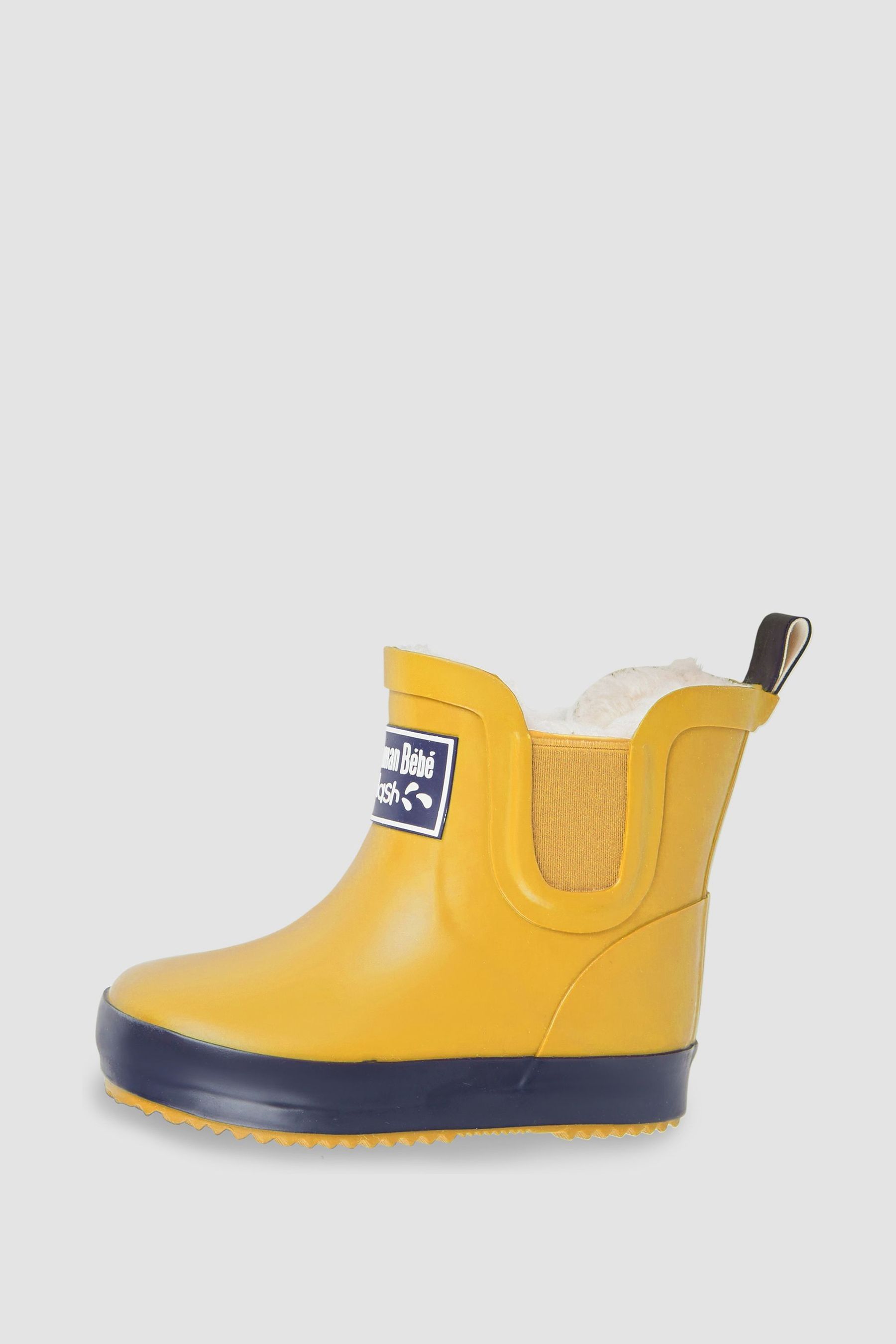 Buy JoJo Maman Bebe Mustard Yellow Cosy Lined Ankle Wellies from Next Austria