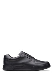Clarks Black Multi Fit Leather Fawn Lay Shoes - Image 3 of 9