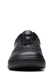 Clarks Black Multi Fit Leather Fawn Lay Shoes - Image 7 of 9