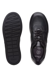 Clarks Black Multi Fit Leather Fawn Lay Shoes - Image 8 of 9