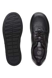 Clarks Black Multi Fit Leather Fawn Lay Shoes - Image 9 of 9