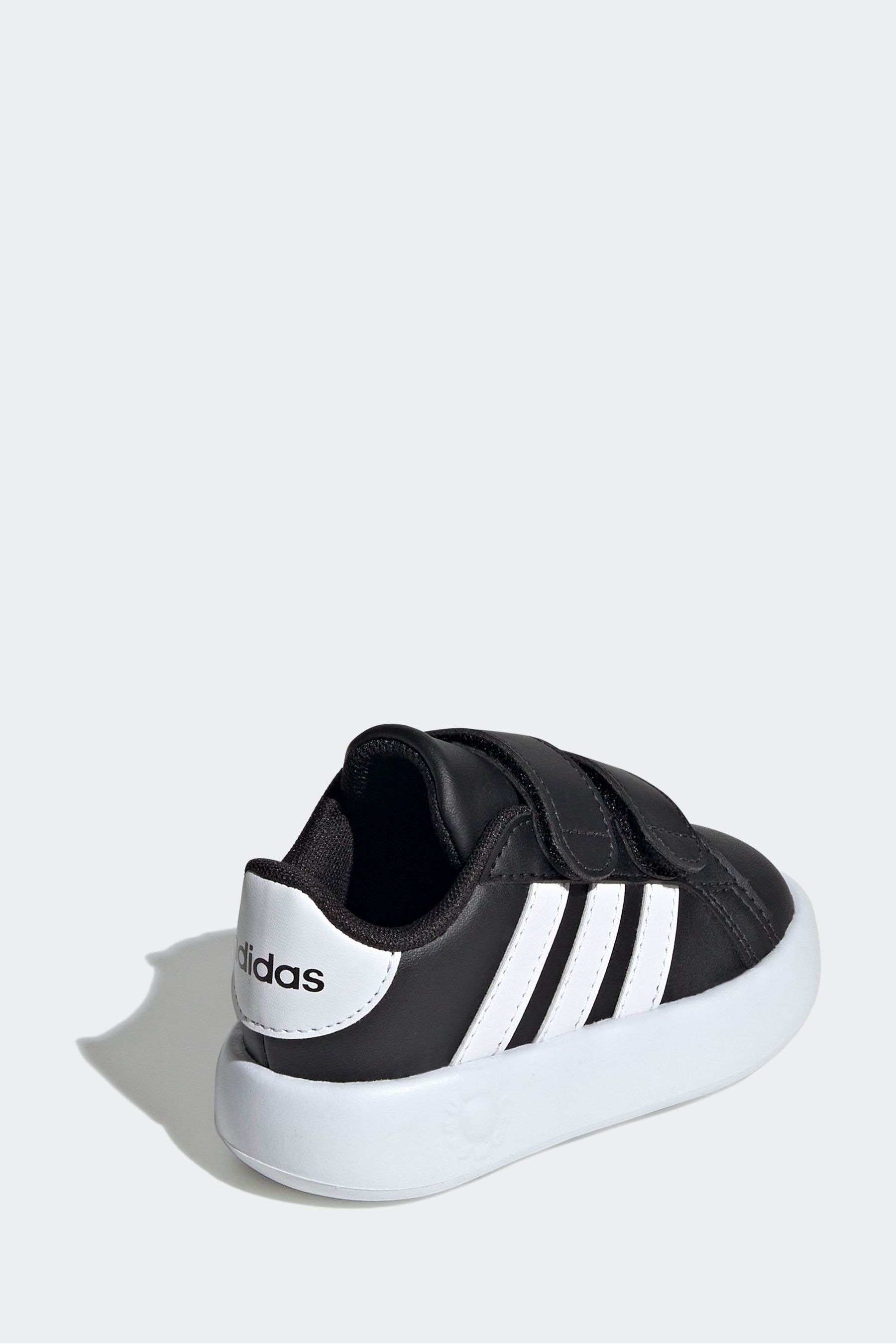 Adidas black court shoes 2025
