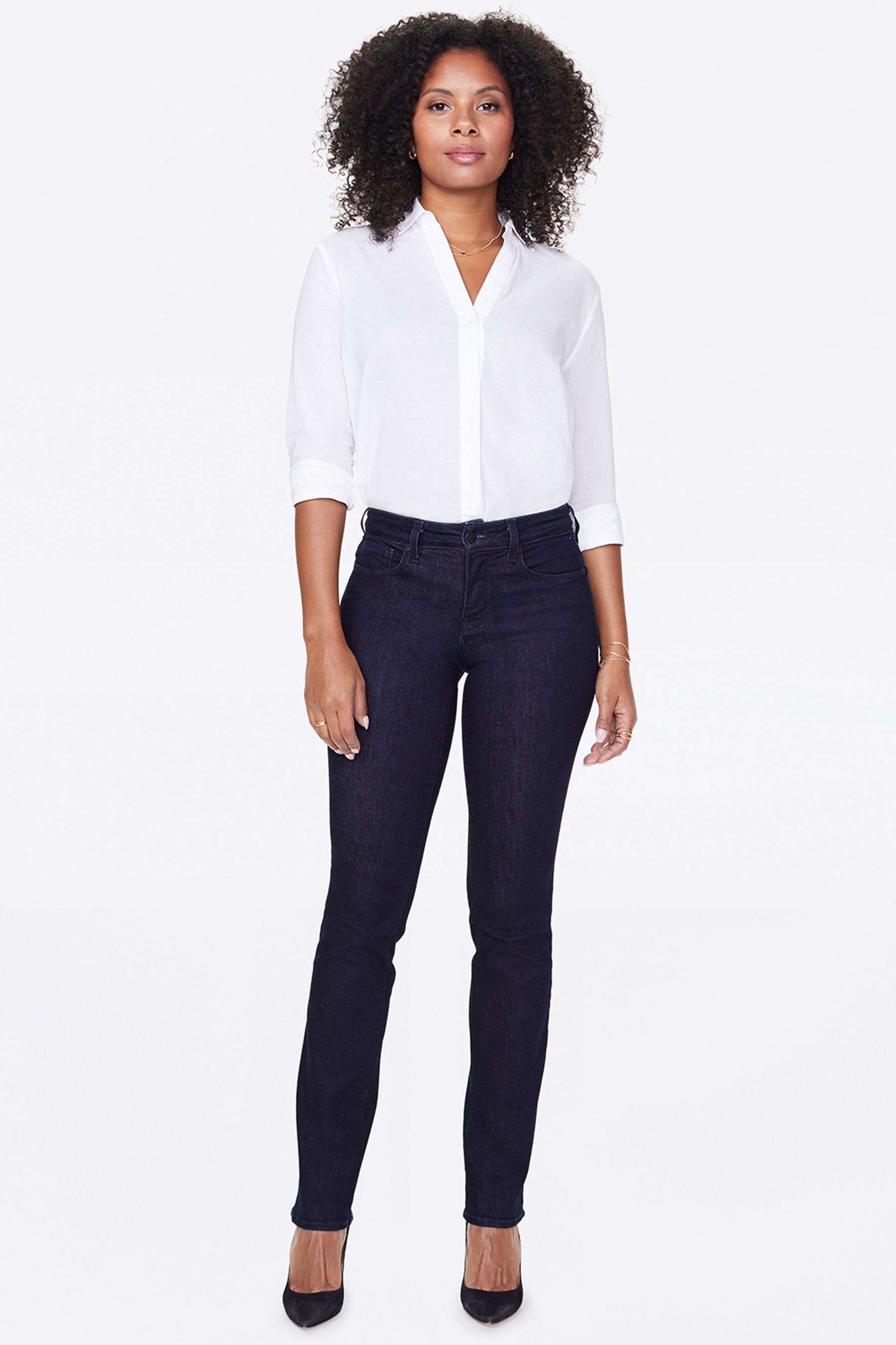 Nydj straight leg jeans outlet