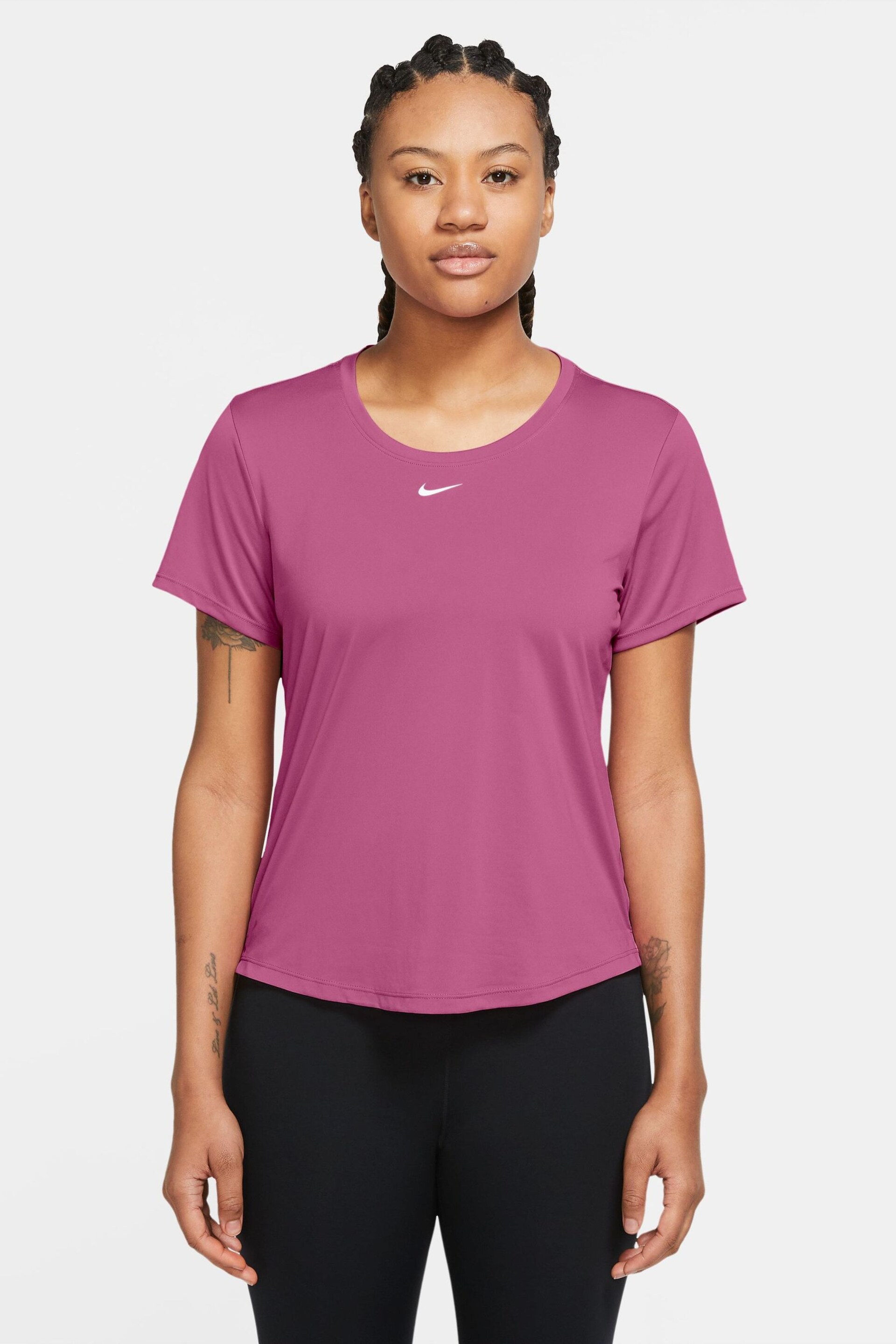 Nike Plum Purple Dri-FIT One Top - Image 1 of 3