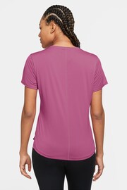 Nike Plum Purple Dri-FIT One Top - Image 2 of 3