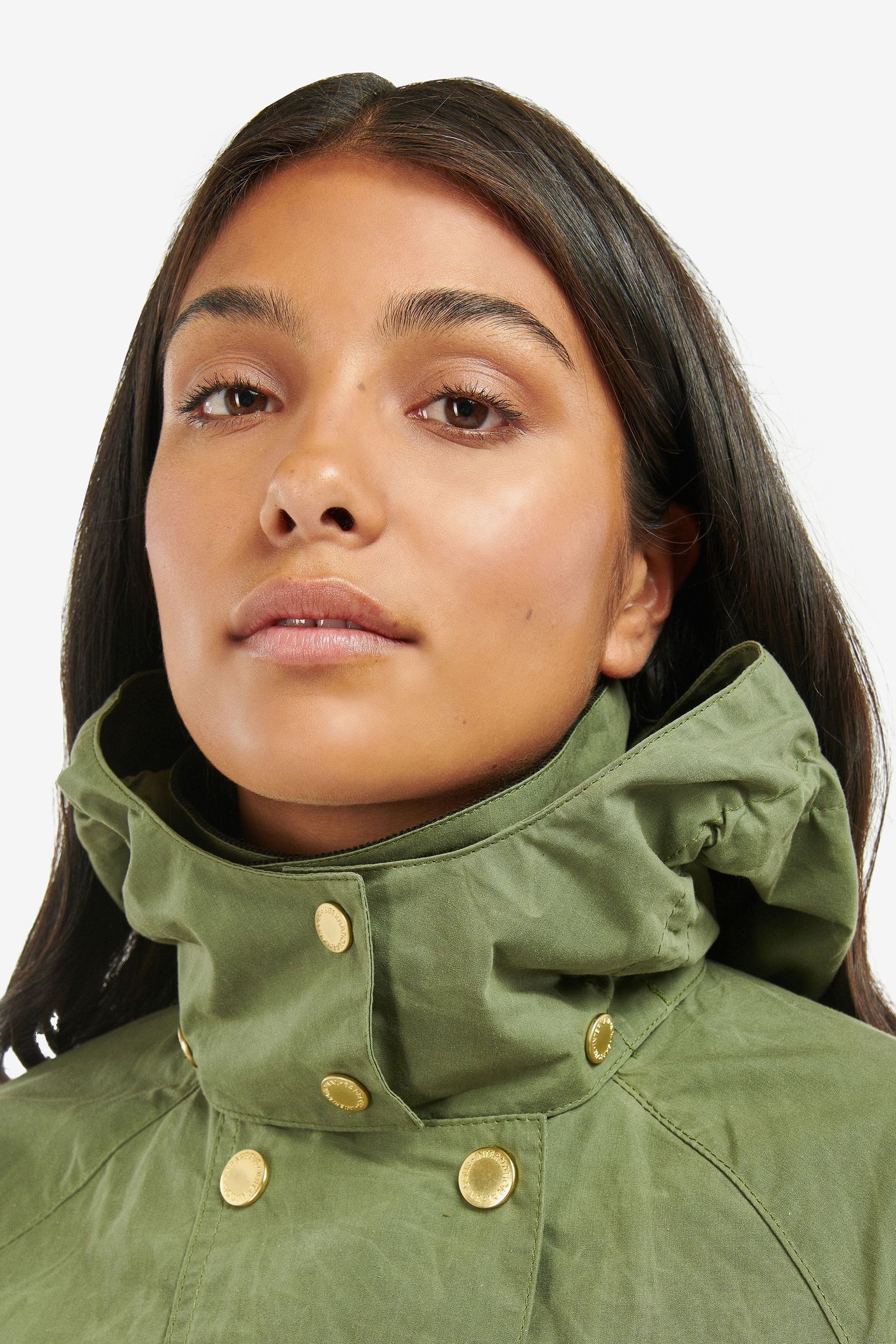 Barbour premium international jerez belted jacket top