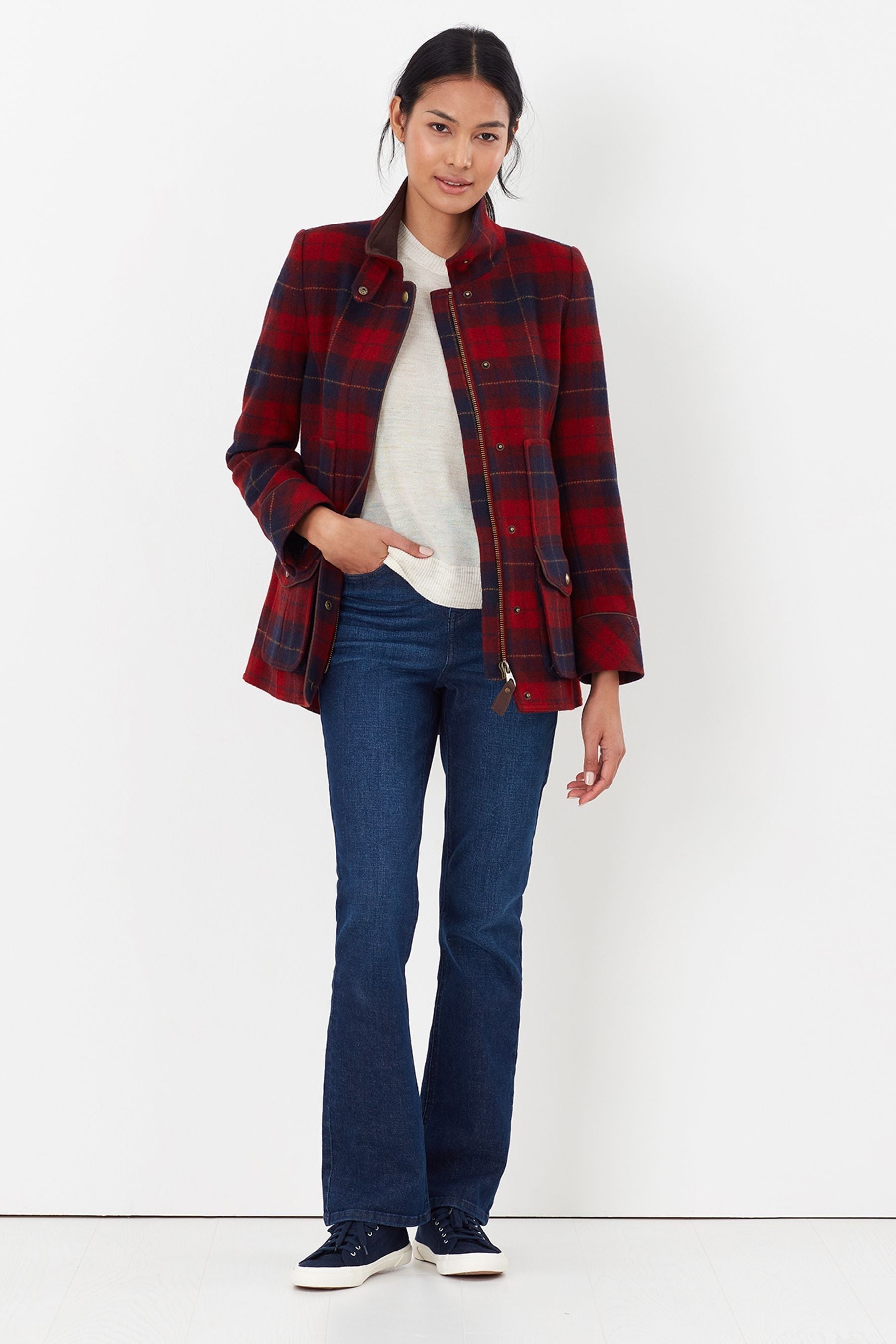 Buy Joules Red Fieldcoat Tweed Jacket from Next Austria