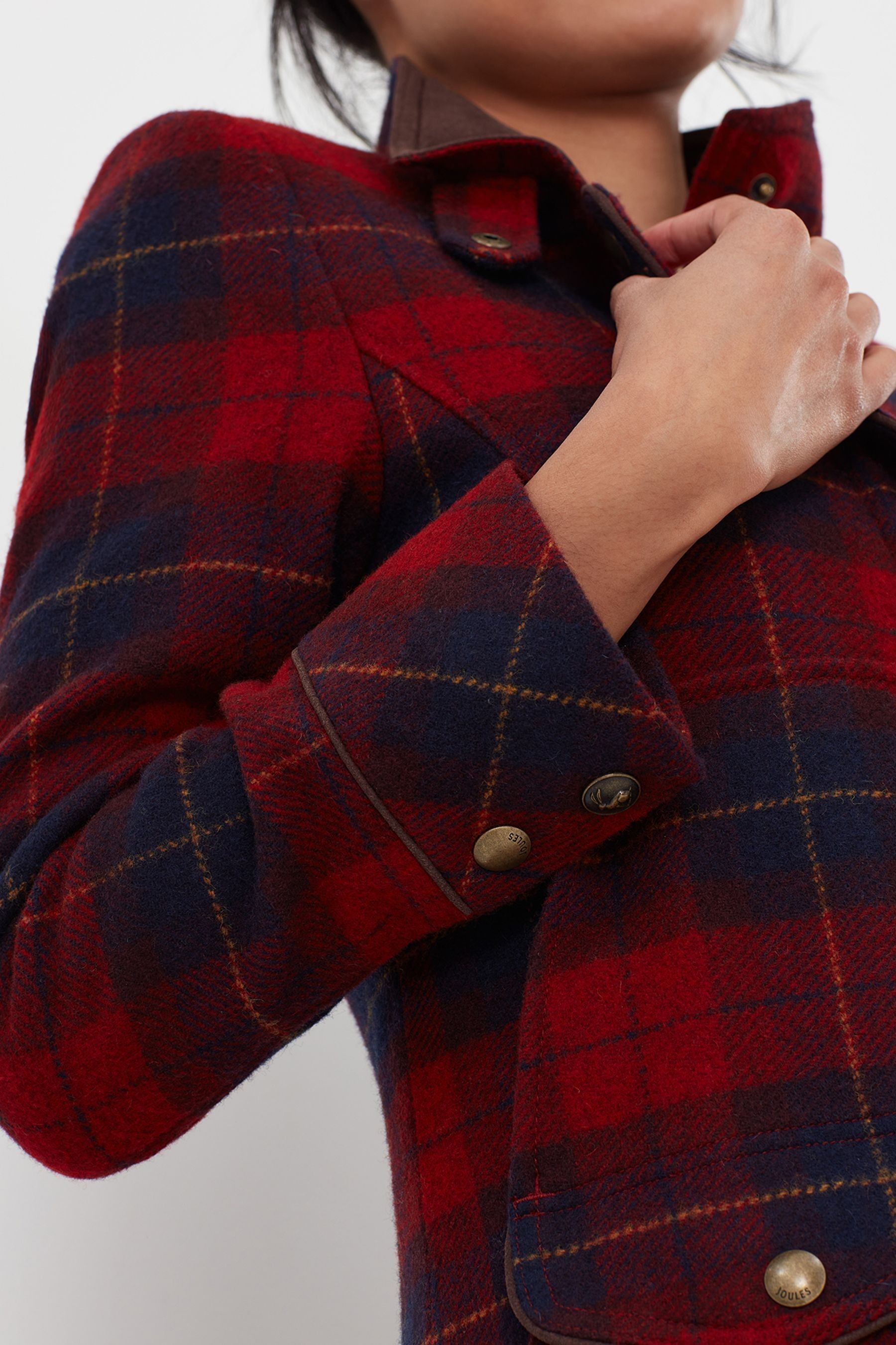 Buy Joules Red Fieldcoat Tweed Jacket from Next Austria