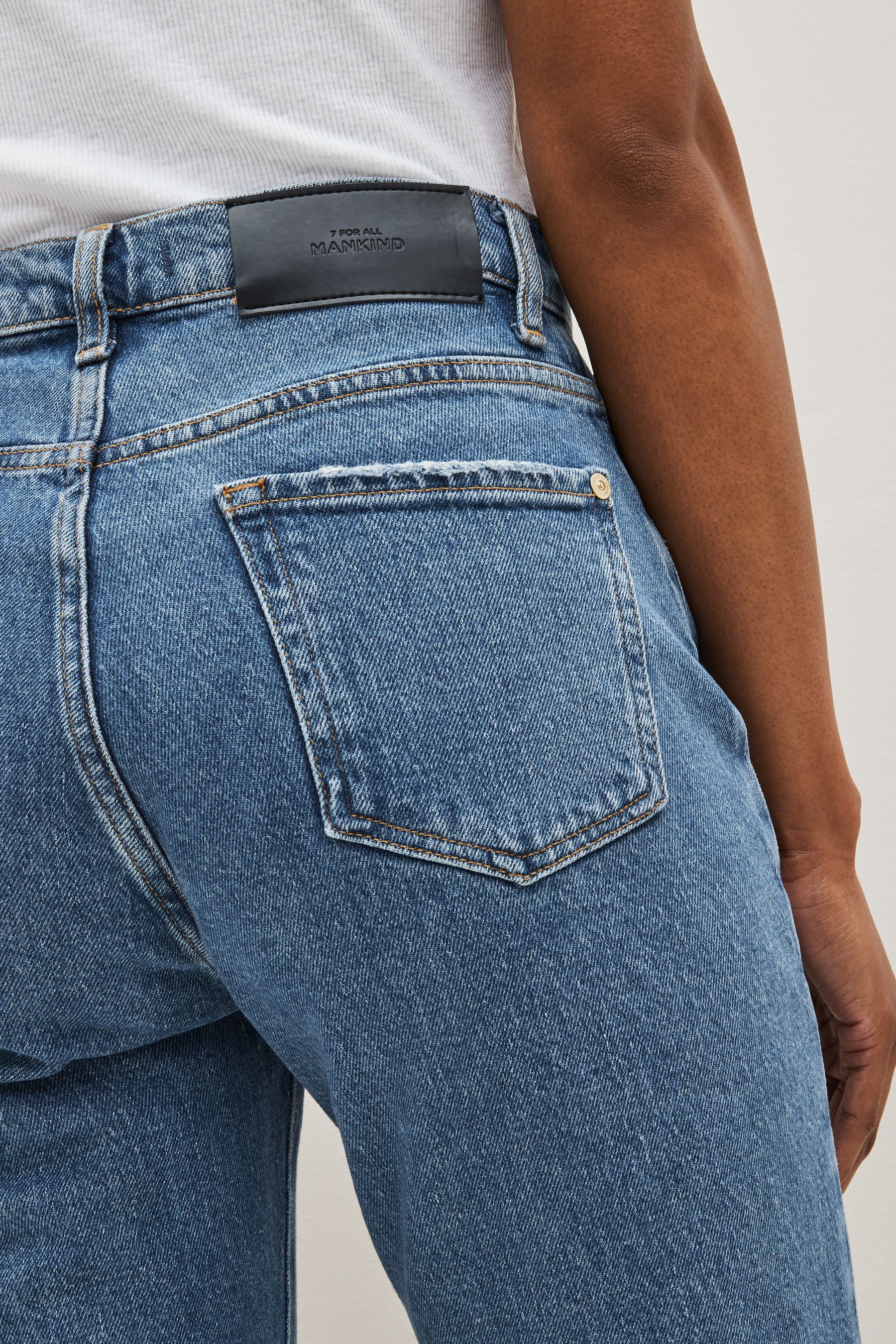 Cut hem jeans on sale