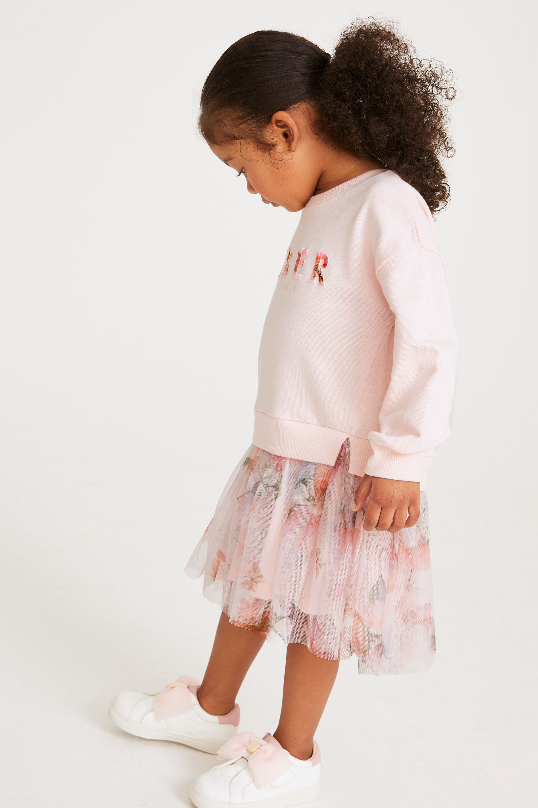 Ted baker pink ruffle jumper on sale