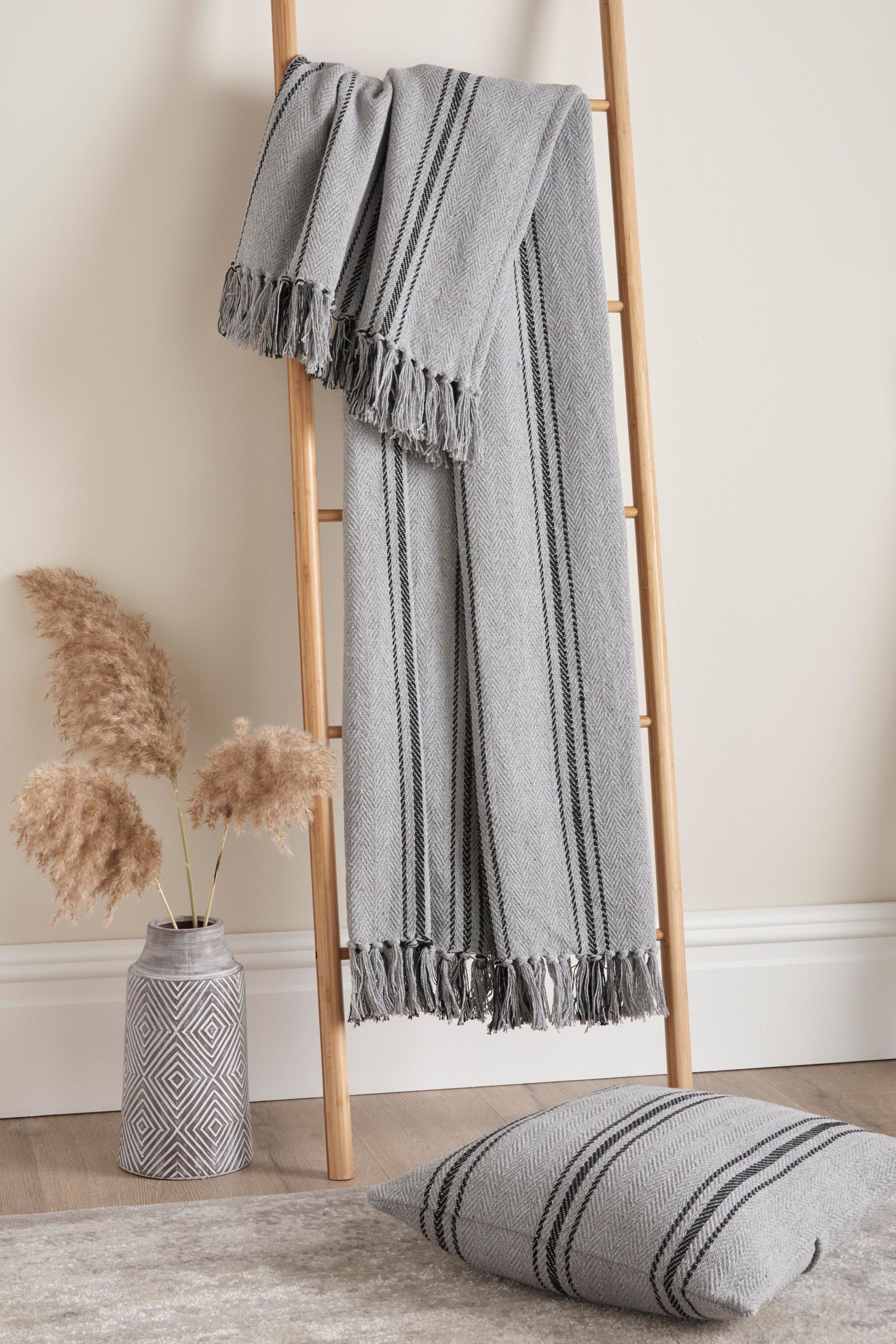 Drift Home Grey Brinley Cotton Bedspread - Image 1 of 3