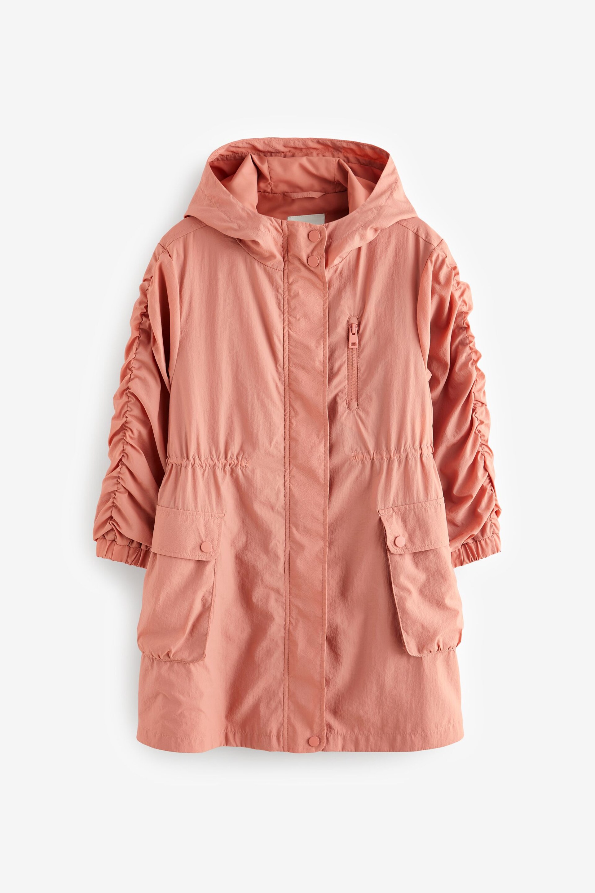 Clay Shower Resistant Rouched Sleeve Cagoule (3-16yrs) - Image 5 of 8