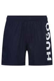 Hugo Black Abas Swim Shorts - Image 4 of 4