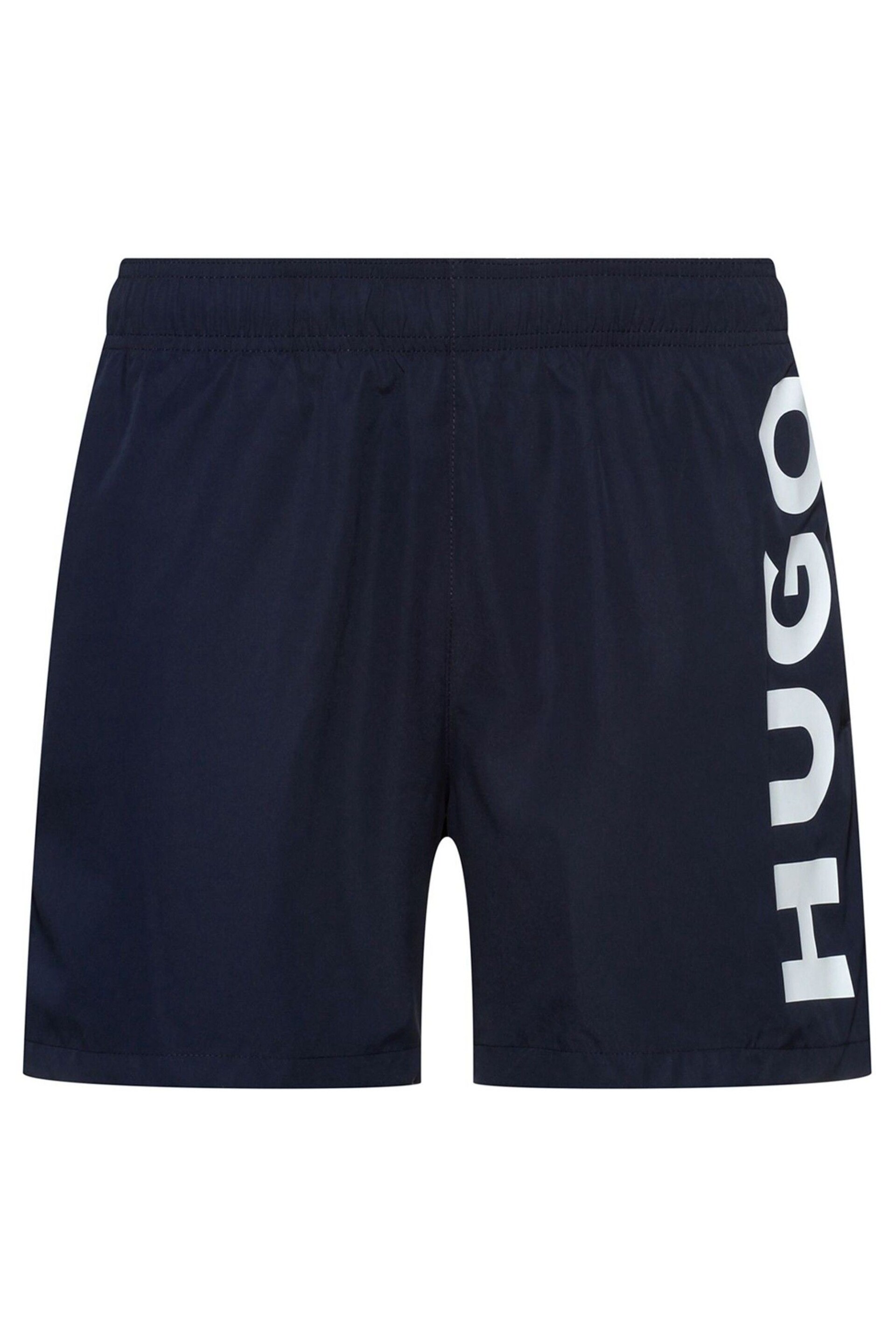 Hugo Black Abas Swim Shorts - Image 4 of 4