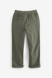 Khaki Green Regular Fit Rib Waist Pull-On Trousers (3-16yrs) - Image 2 of 2
