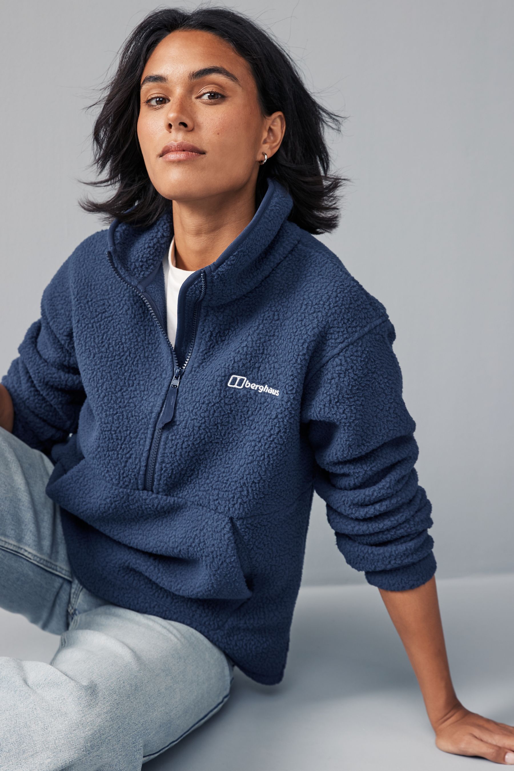 Berghaus Hawksker Fleece Blue 10 Woman