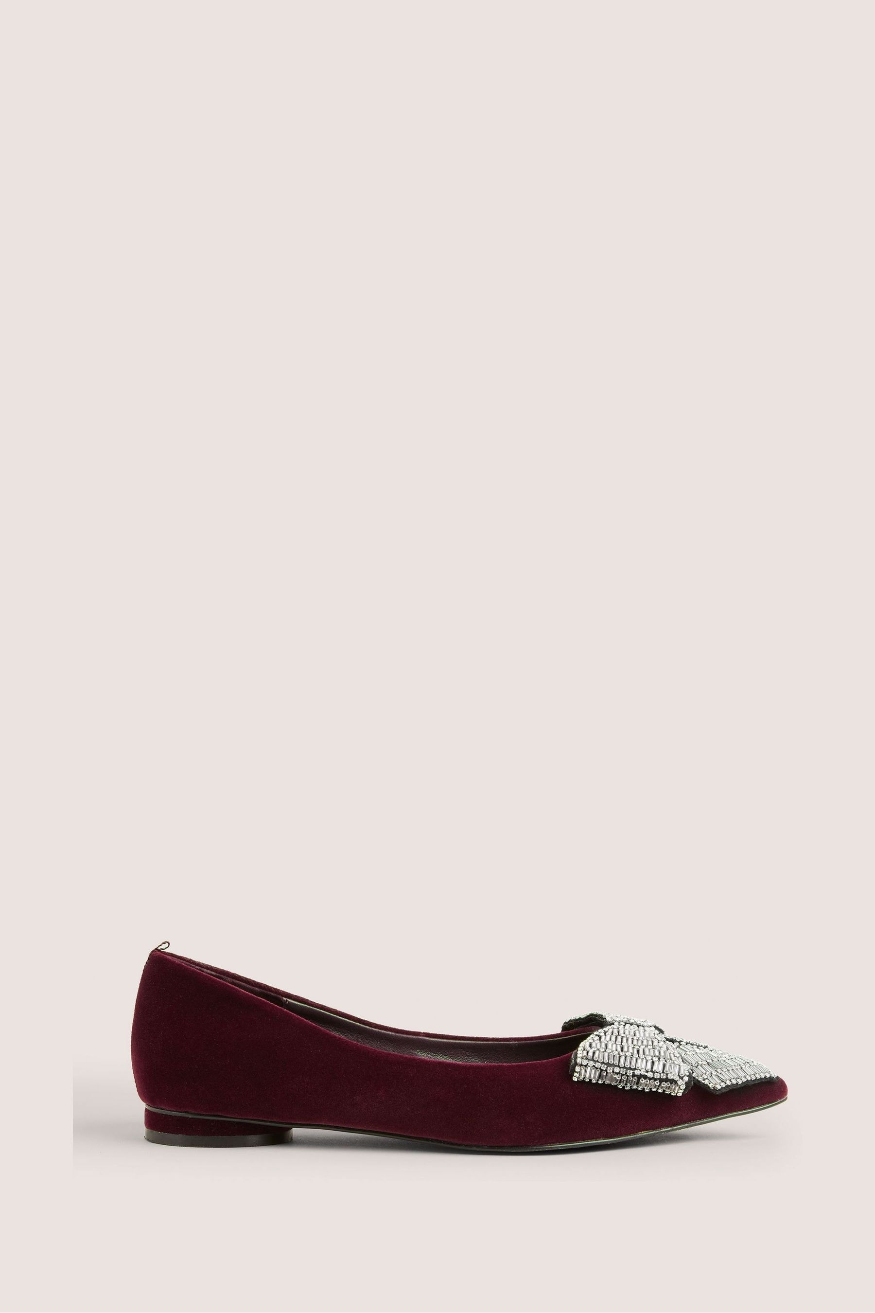 Embellished pointed flats online