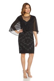 Adrianna Papell Black Chiffon Cover-Up - Image 2 of 4