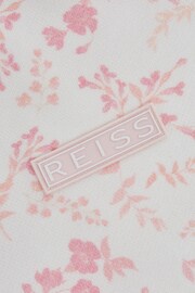 Reiss Pink Print Maeve Senior Relaxed Jersey Dress - Image 7 of 7