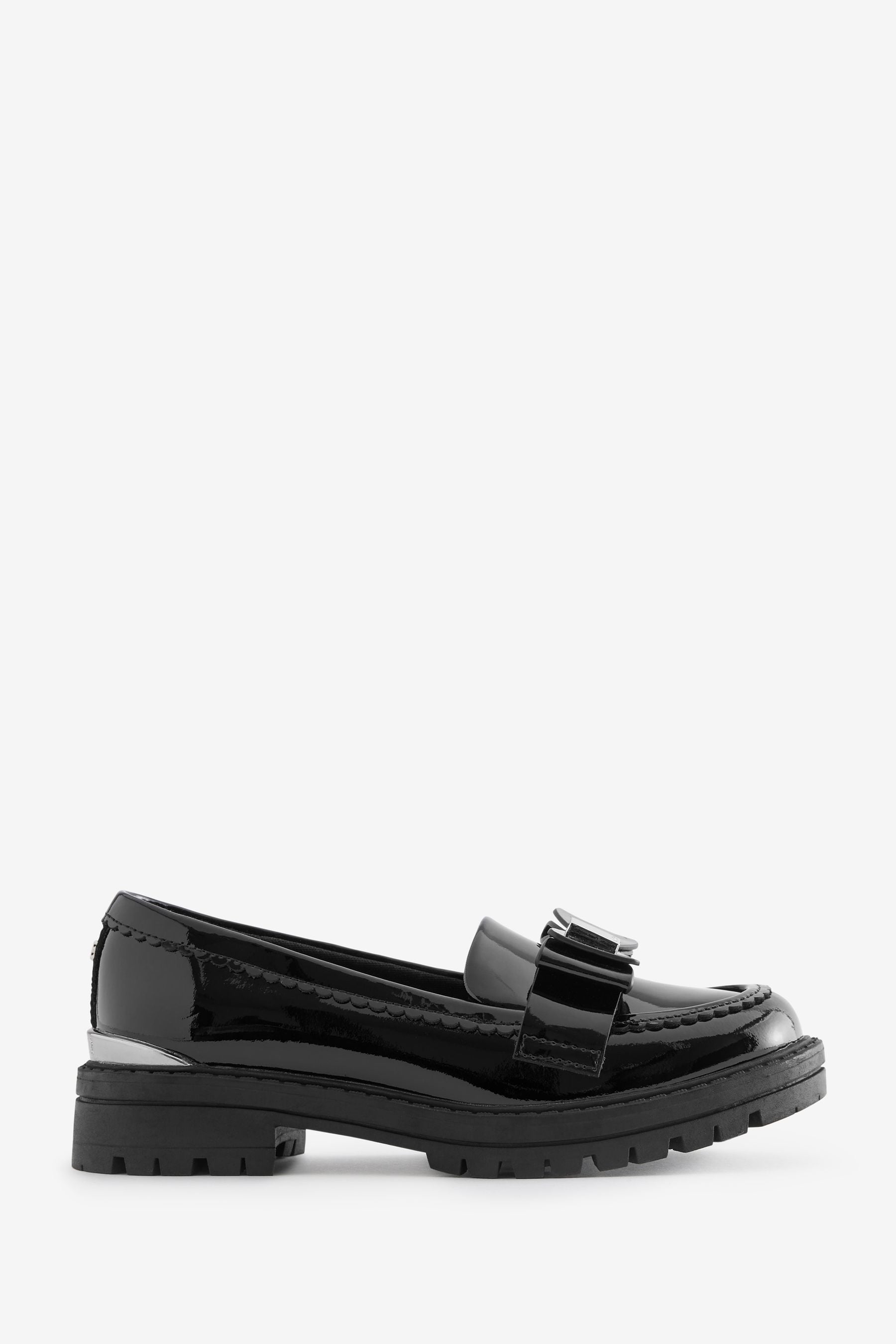 Buy Baker by Ted Baker Girls Back to School Black Loafer Shoes with Bow from Next Luxembourg