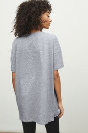 Grey Oversized T-Shirt - Image 3 of 5
