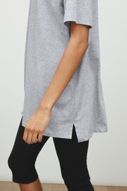 Grey Oversized T-Shirt - Image 4 of 5