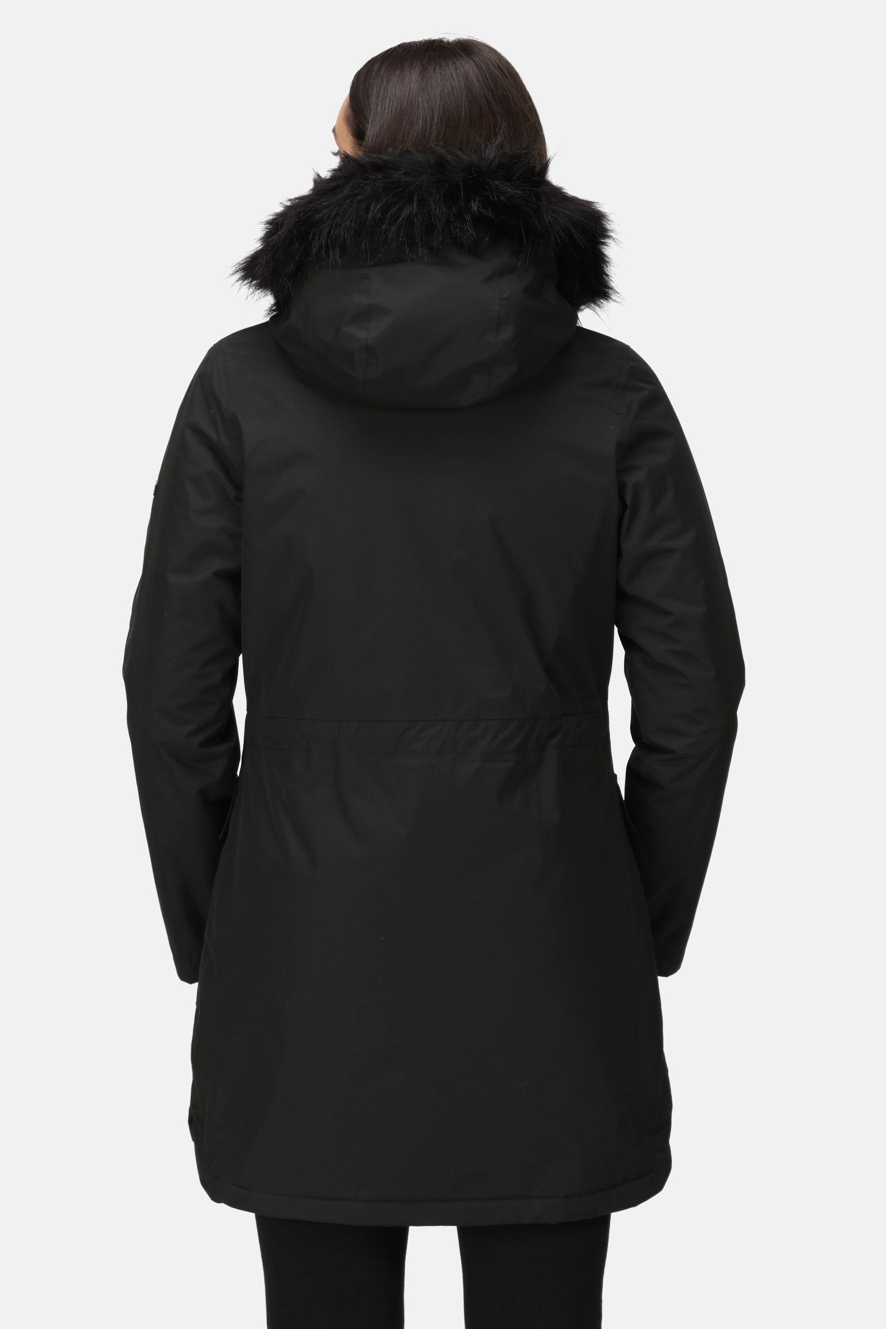 Buy Regatta Black Sabinka Longline Waterproof Insulated Thermal Jacket from the Next UK online shop