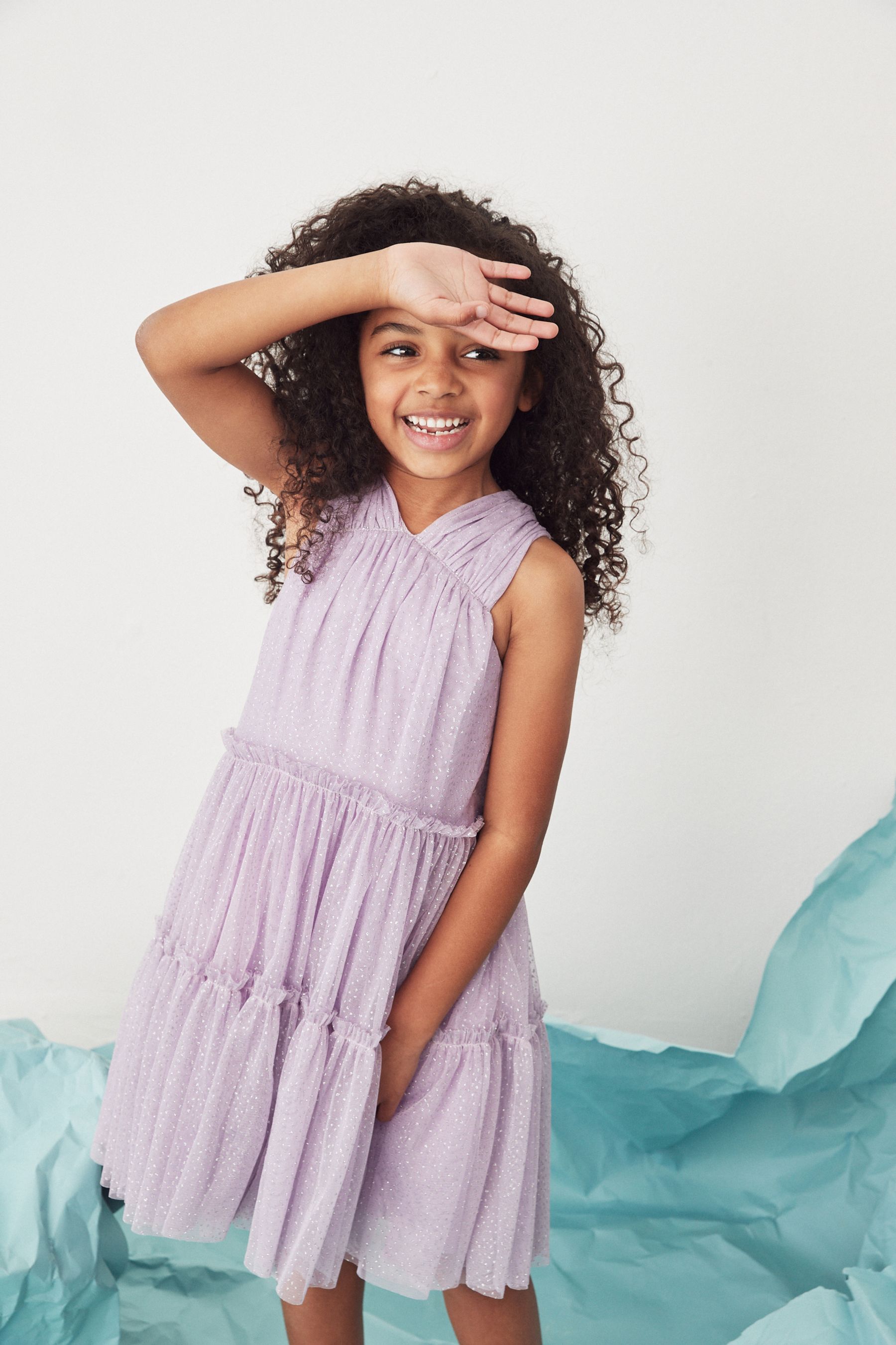 Lilac glitter dress cheap
