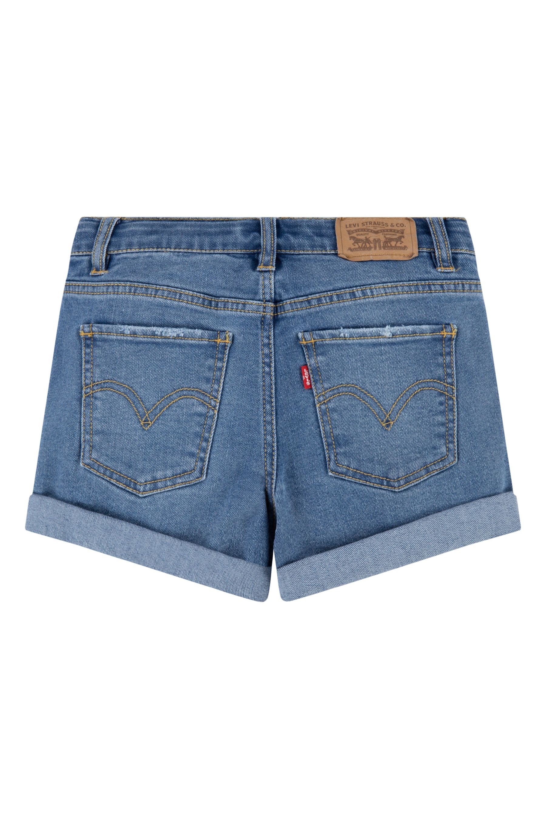 Buy Levi s Blue Girlfriend Denim Shorts from Next Luxembourg