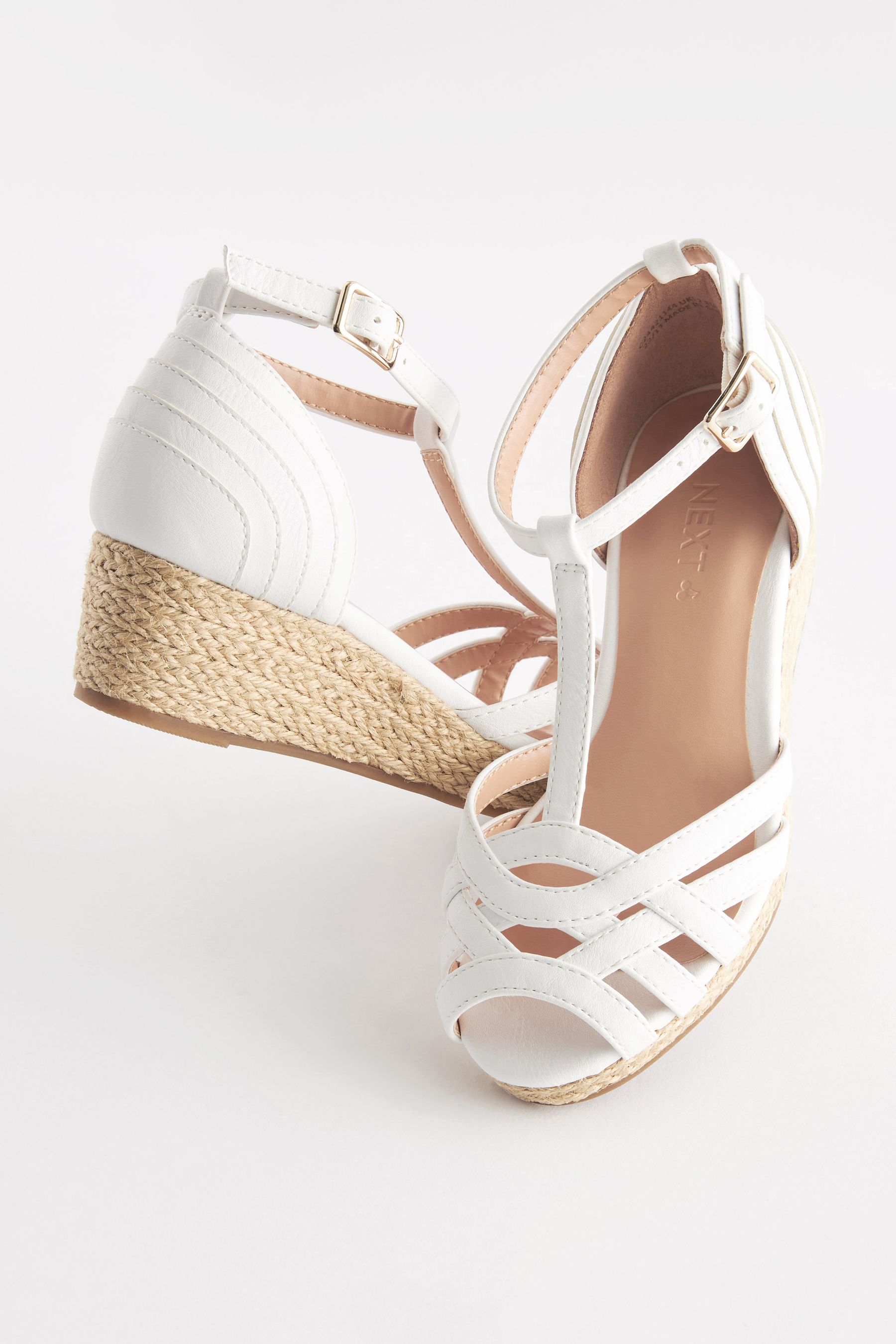 White weave sandals outlet